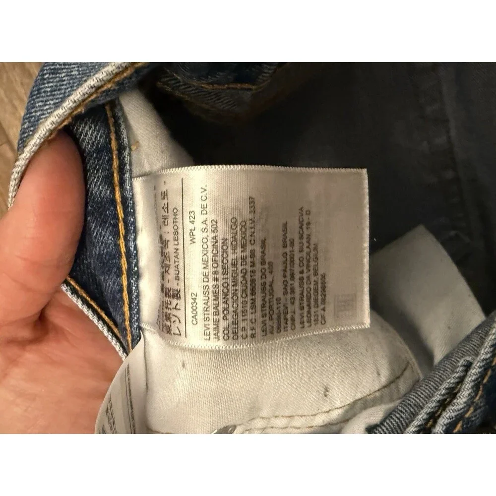 Levi's Men's 505 Mid‎ Rise Regular Fit Straight Leg Full Fit Jeans 40